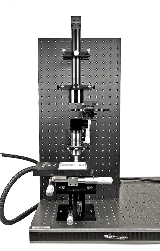 Sample Fluorescence Microscope Setup